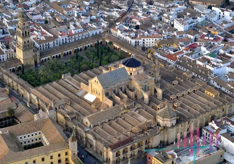Vista aerea de la Mezquita Catedral de Córdoba