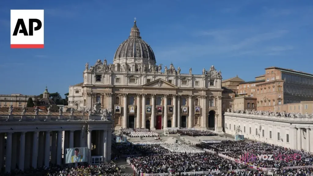 Imagen del vídeo de Associated Press sobre el IV centenario de la Basílica de San Pedro